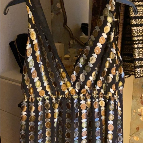 Fall colors dress with tie - Picture 6 of 7